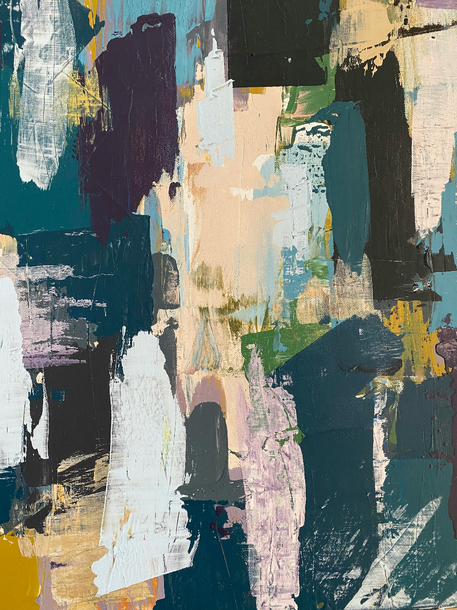 Abstract painted study