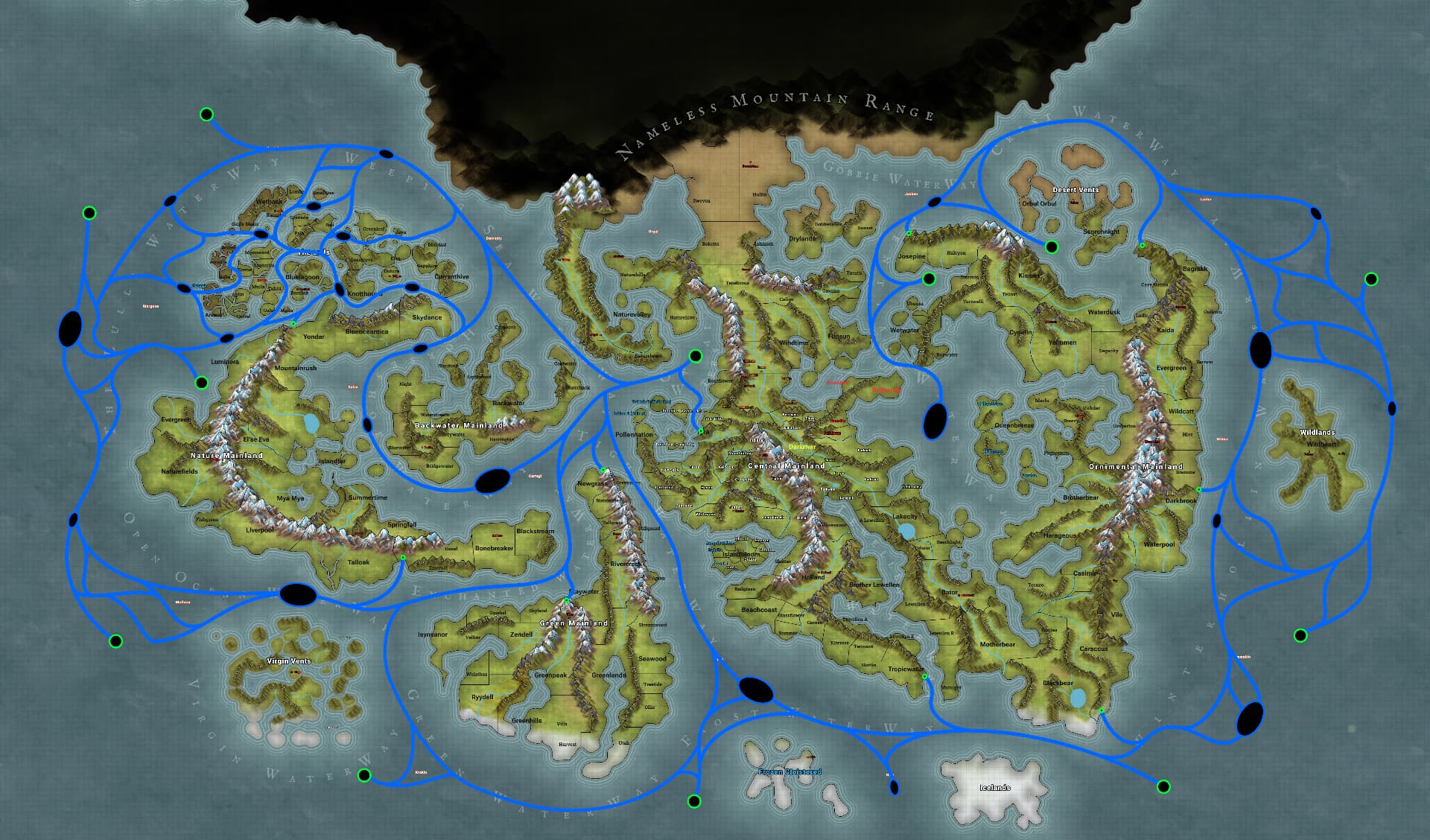 World Timer travel routes