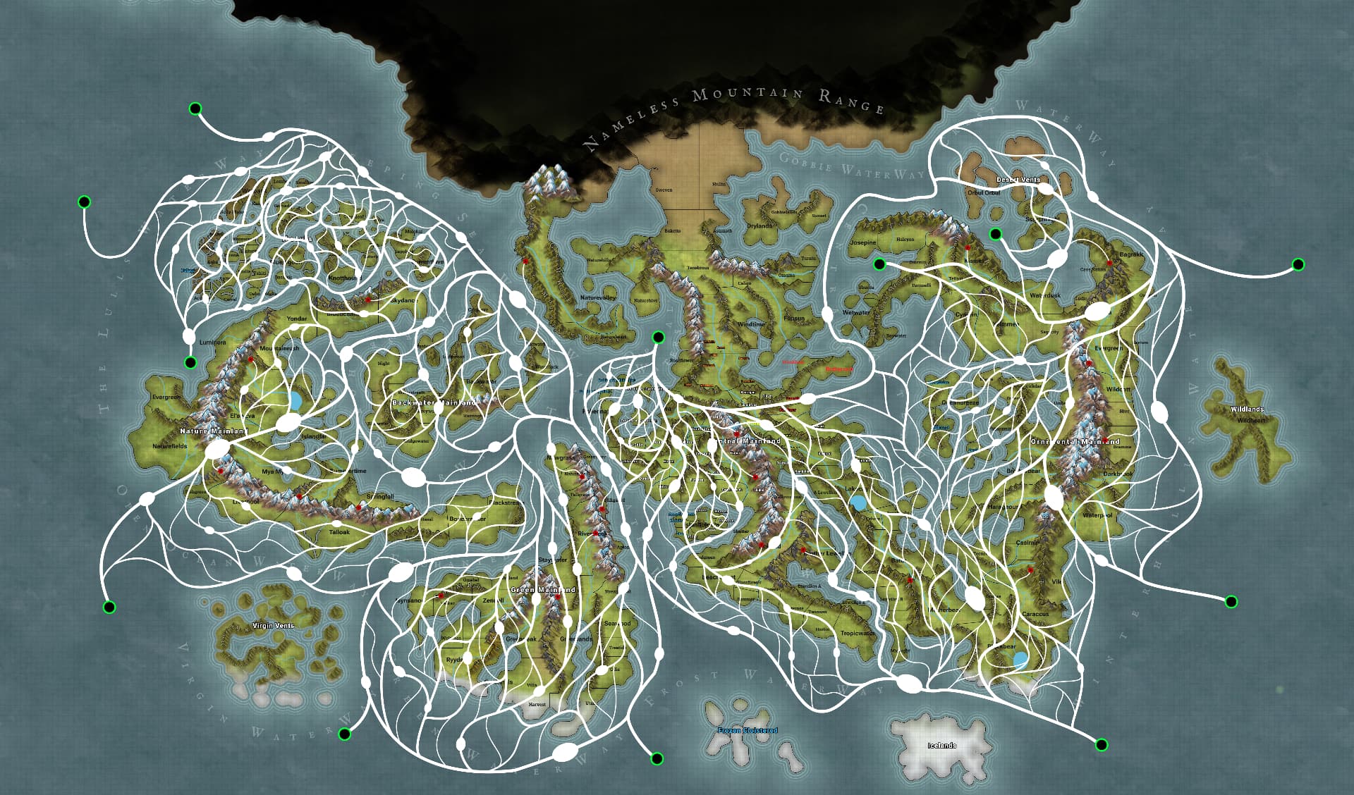 World Timer map