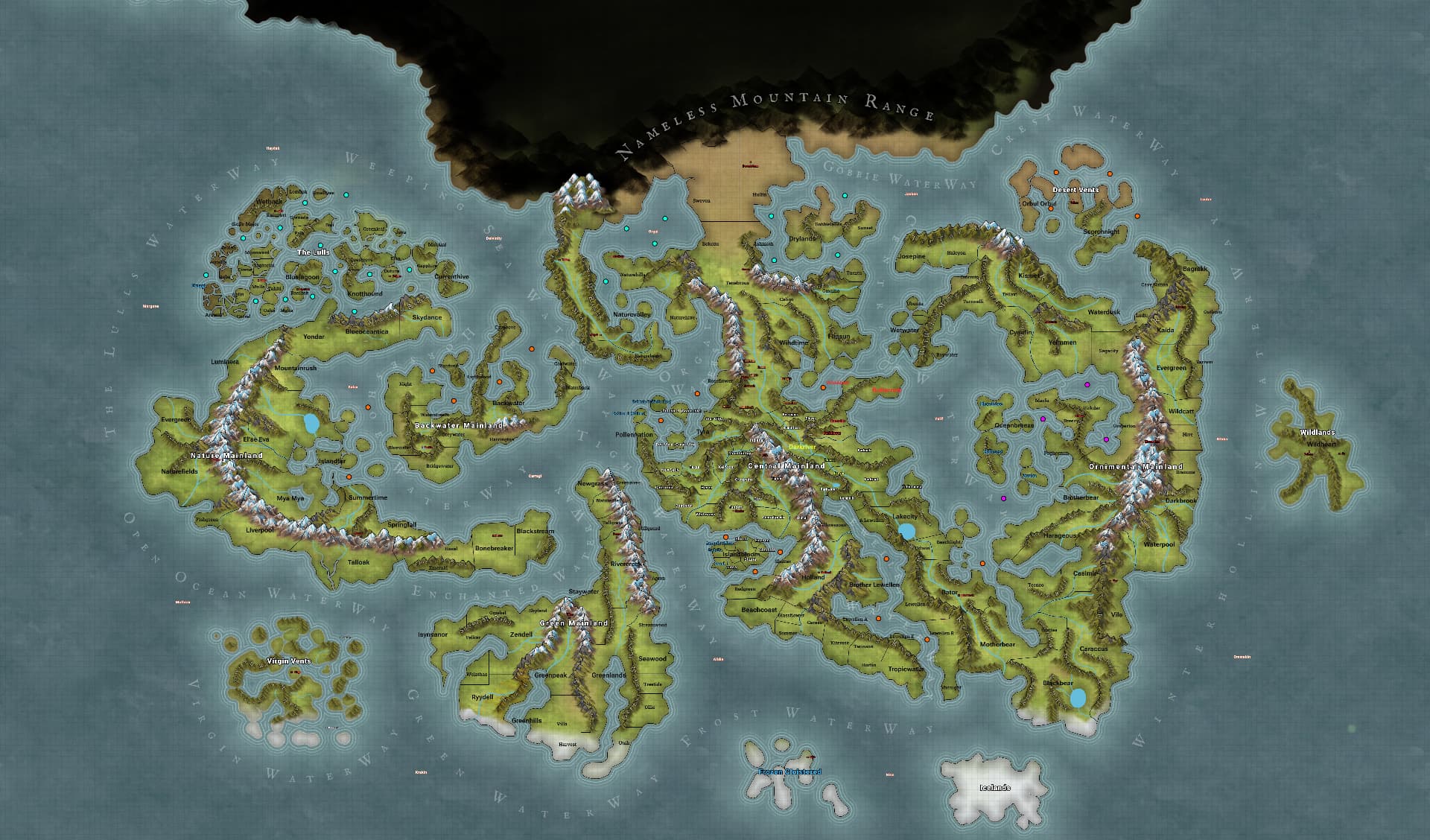World Timer travel map